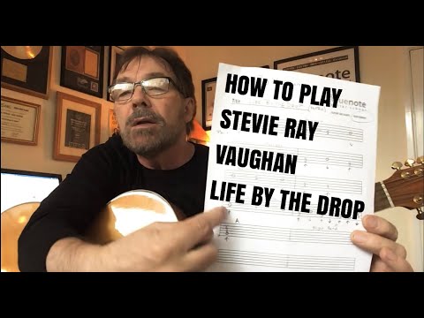 How To Play LIFE BY THE DROP - STEVIE RAY VAUGHAN (Plus Free tabs!)