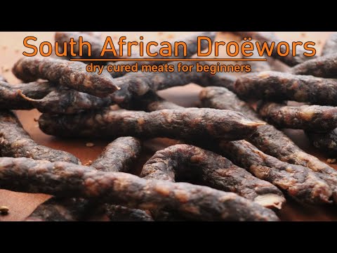 How to make traditional South African Droëwors - Dry Curing Meats for Beginners