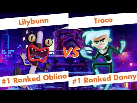 【Nick All Star Brawl】Lilybunn (Oblina) vs Troco (Danny Phantom) High Level Gameplay【NASB】