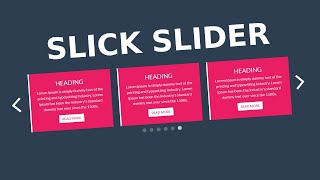 How to Use Slick Slider For Your Website JQuery Sl