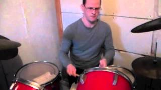 John Lennon-&quot;Peggy Sue&quot; Drum Cover