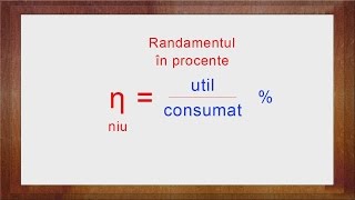 Randamentul