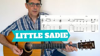 Little Sadie — Bluegrass Flatpicking Guitar (Doc Watson &amp; Tony Rice Styles)