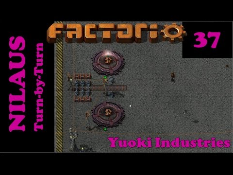 Lets Play Factorio S4E037 - Research Center and Ancient Monument