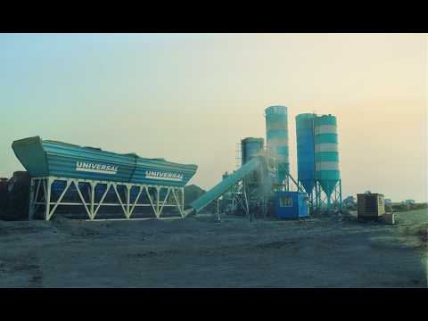 60 Cum/hr Twin Shaft Concrete Batching Plant video thumbnail