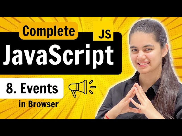 Events in JavaScript 
