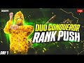 DUO FPP RANK PUSH GOLD TO CONQUEROR | Royal Pass Giveaway On 5000 Subscribers | Prime Gaming Yt