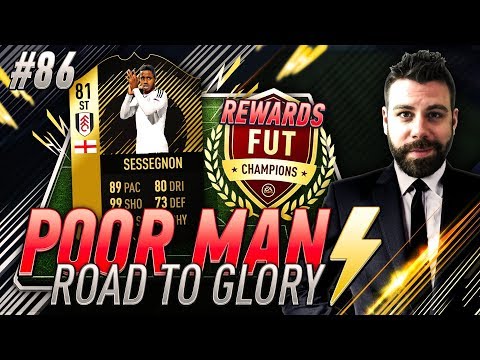 SIF STRIKER SESSEGNON SQUAD BUILDER!!! FUT CHAMPIONS REWARDS - Poor Man RTG #86 - FIFA 18