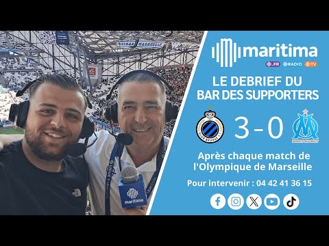 Bruges - OM (3-0) : Le debrief du BDS en DIRECT
