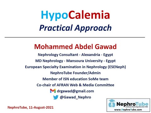 Hypocalcemia (Practical Approach) - (English Language) - Dr. Gawad