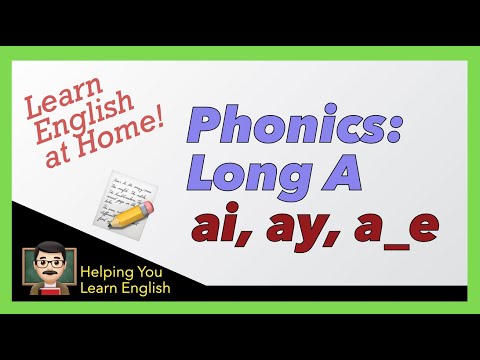 Phonics Rules: Long A 👏 American English 👏 Spelling Rules & Pronunciation