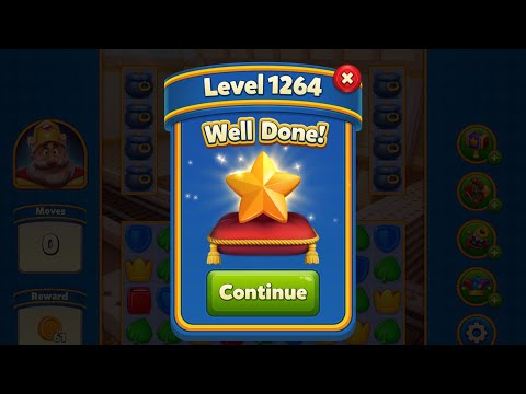 Royal Match - King Robert - Level 1264