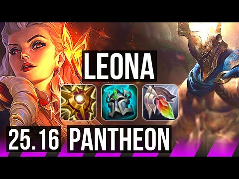 LEONA & Zeri vs PANTHEON & Lucian (SUP) | KR Master | 25.16