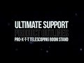 Ultimate Support Product Outlines - Pro-X-T-T Pro Series Extreme Telescoping Boom Mic Stand