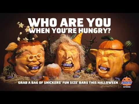 SNICKERS Jon Neill Halloween Pumpkin Carving Commercial