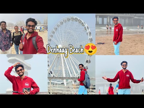 Den Haag beach😍❤️|| Must visited beach in Netherlands❤️|| Arun Mohan