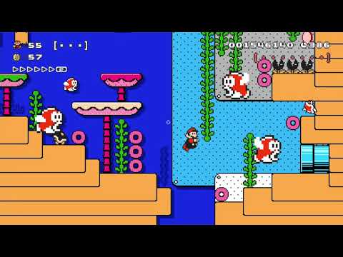 New High Score! NORMAL【56-60】feat. ぴゃんぴゃんボム - Super Mario Maker 2 - No Commentary 1bz