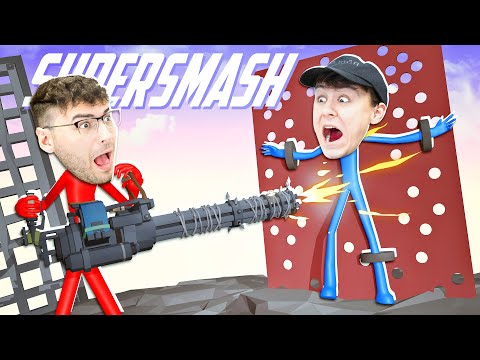 HOW LONG CAN HE SURVIVE?! ROMAN vs. LARS - Super Smash