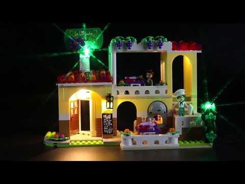 BriksMax Light Kit For Lego  Heartlake City Restaurant 41379