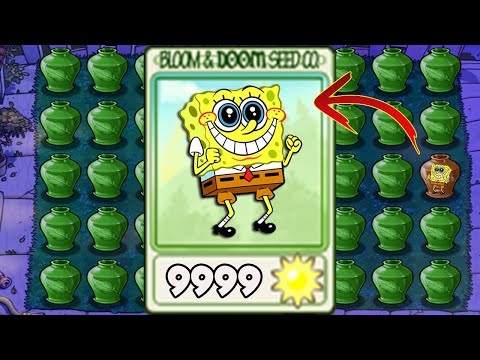 Vasebreaker Endless | 100% REPEATER Spongebob Plant - Plants vs Mod Spongebob