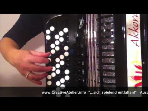 Knopf-Akkordeon Technik Tutorials - Dreiklang Spring Walk 1