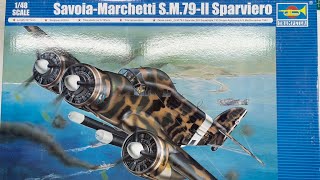 Download lagu Trumpeter Savoia-Marchetti S.M.79-II Sparviero 1/48 Scale Model Aircraft mp3
