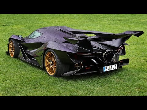 Apollo IE shuts down Cars & Coffee Italy 2018 - 780HP 6.3 V12 Sound!