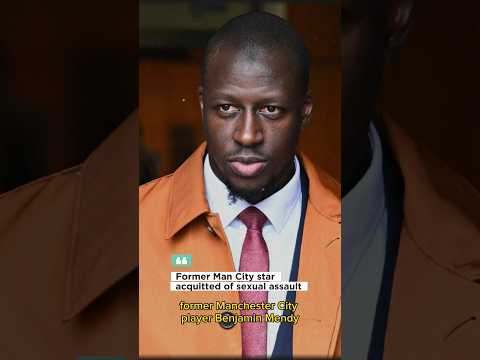 Former Man City star acquitted of sexual assault #shorts