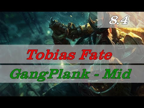 Tobias Fate - GangPlank vs Katarina - Mid S8 Patch 8.4 (Ranked GamePlay)