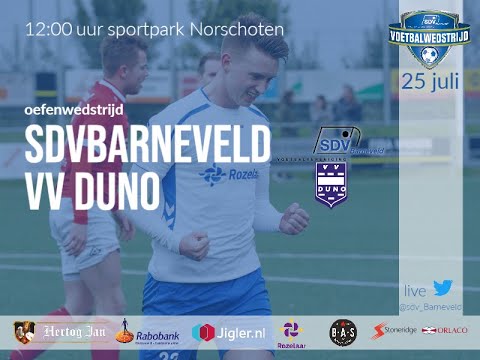 oefenwedstrijd SDV Barneveld - vv Duno D