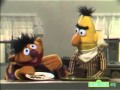 Classic Sesame Street Ernie And Bert And A Piece Of Cake