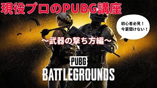 祝無料化！！現役プロによるPUBG講座！～武器の撃ち方種類別編～