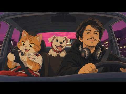 Chill Drive 🌙 Lofi Hip Hop Radio 24/7 🚗 Relaxing Beats for Driving, Studying & Night Vibes