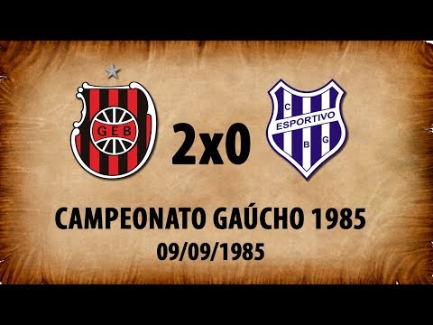 G.E.Brasil 2x0 Esportivo - Campeonato Gaúcho 1985
