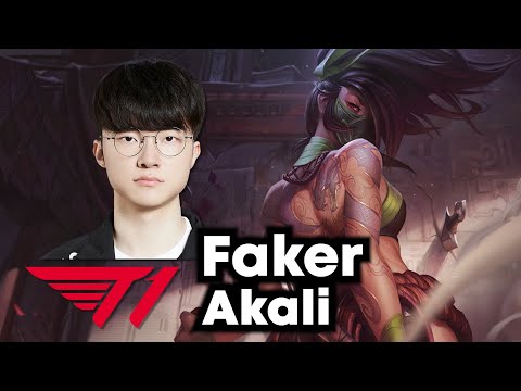Faker picks Akali