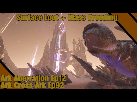Raising A Megalosaurus Army|And Raiding The Surface For Loot|Ark Aberration Ep13[Ark Cross Ark Ep92]
