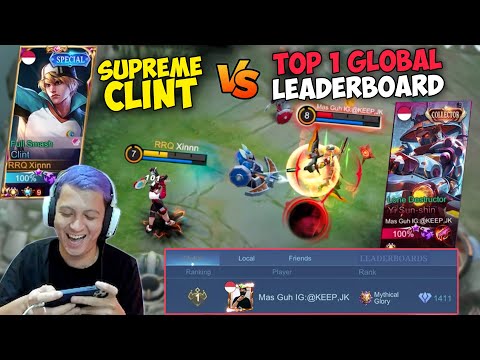 RRQ XINNN SUPREME CLINT VS TOP GLOBAL LEADERBOARD ! KALAU MENANG MAU SCREENSHOT SHARE KE PESBUK!