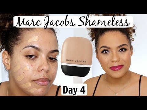Marc Jacobs Shameless Foundation Review/Wear Test | 12 DAYS OF FOUNDATION DAY 4 Video