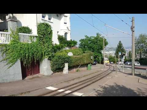 Zahnradbahn U10 nach Degerloch auf dem Haigst am 15. September 2016