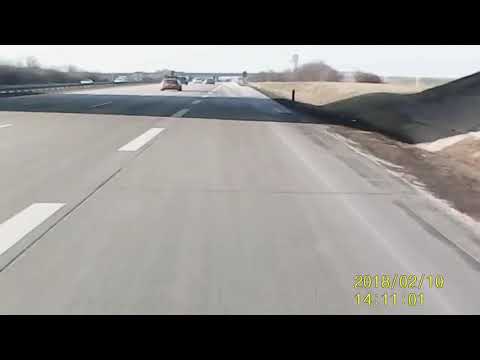 Unfall am Autobahn A14 - Leipzig/Halle Flughafen