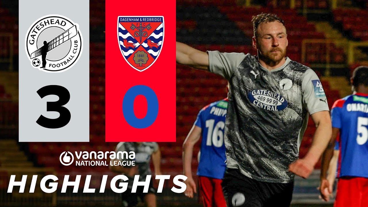 Louis Storey scores TWICE in dominant win 😍 | Gateshead 3-0 Dagenham & Redbridge | HIGHLIGHTS