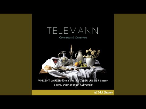 Telemann: Ouverture en sol majeur pour 2 hautbois, basson, cordes et basse continue TWV55 :G5:...