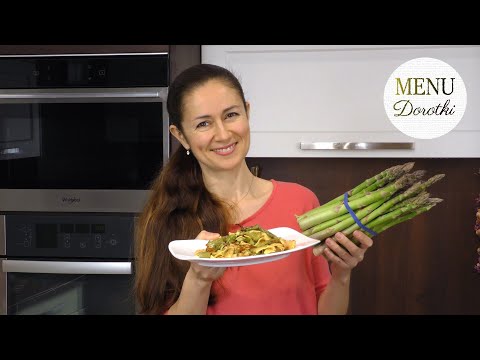 Przepis na szparagi z makaronem i serem to pomysł na szybki, smaczny i sycący obiad. MENU Dorotki