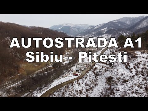 ȘANTIER. Autostrada Sibiu - Pitești, Lotul Cornetu - Tigveni, valea Băiașului
