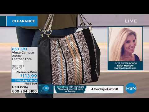 Vince Camuto Ashby Leather Tote