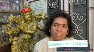 Mandolin U. Rajesh, Musician