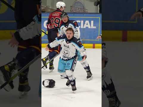 NIHL TKO Joseff Brickell vs Jared Vigar NIHL 2 fight 11-1-26