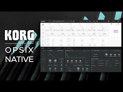 Korg opsix native Sound Demo (no talking) - Presets for Techno and Ambient: Habitat Sound Pack