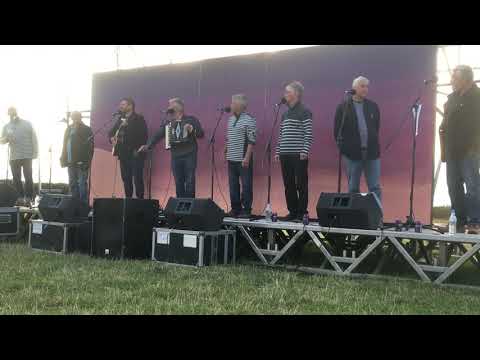 Fisherman’s Friends singing Drop of Nelsons Blood, No Hopers Jokers & Rogues & Pay Me My Money Down