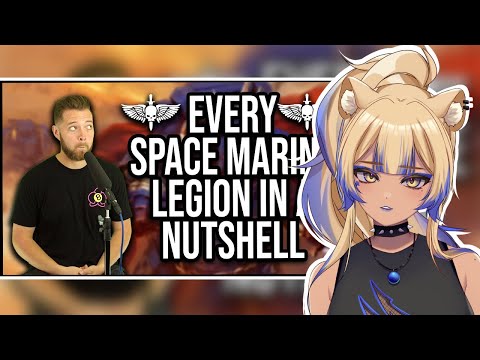 My Reaction to Every Single Warhammer Space Marine Legion in a Nutshell | Bricky | Vtuber react